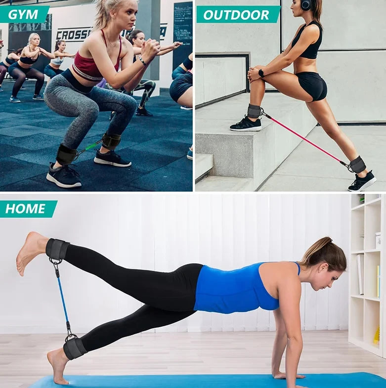 Color Ankle Resistance Bands Set