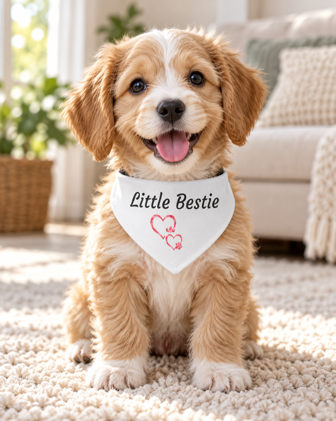 Little Bestie Clip-On Pet Bandana